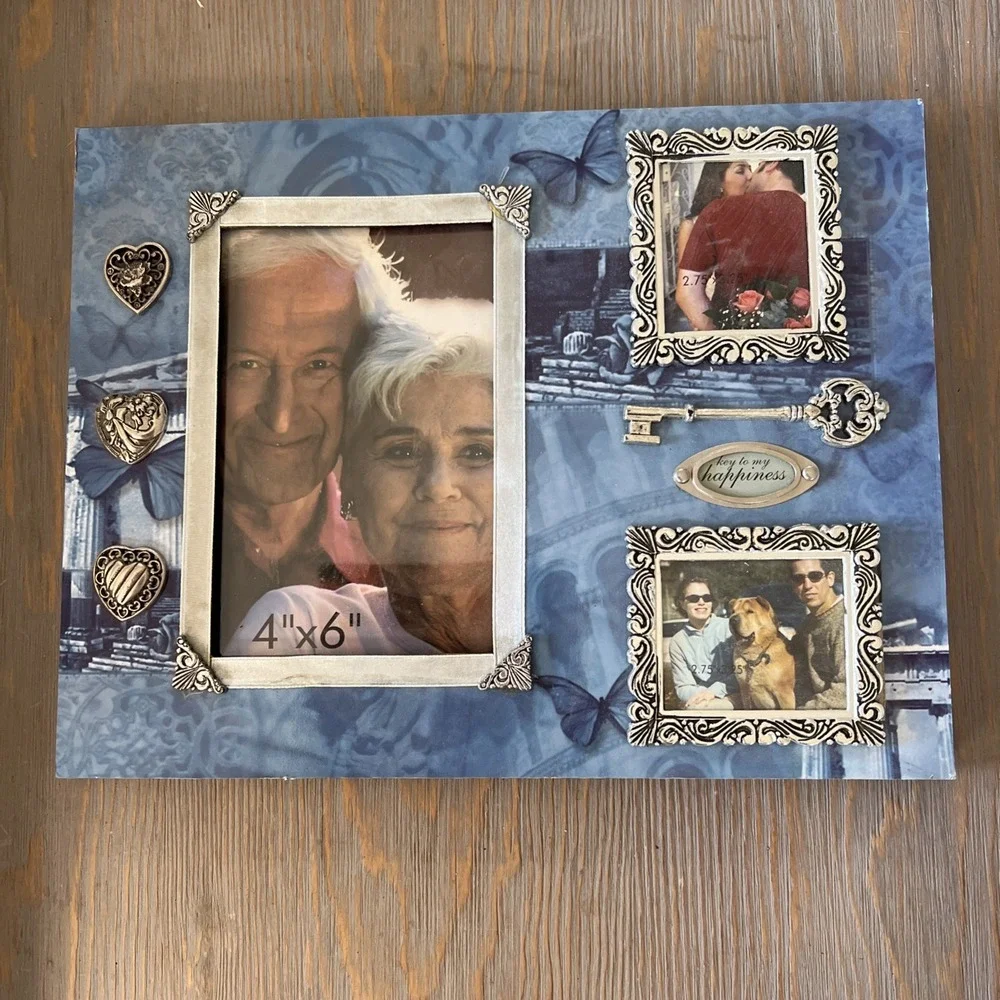 Collage Art‎ Photo Frames 3 Frames/3 Scrapbooking Style Designs Good Condition